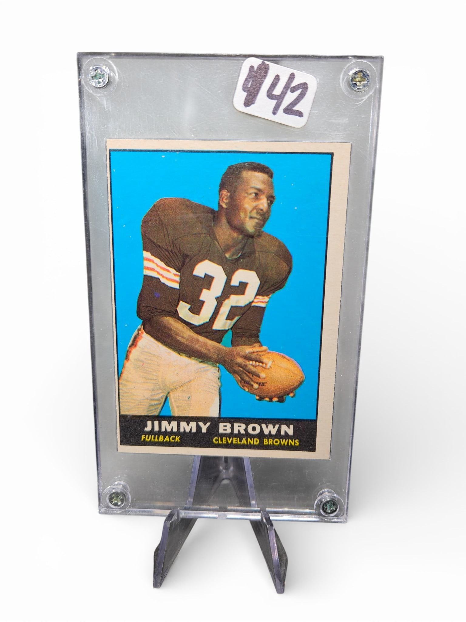 Vintage Topps Sports Cards 1961 Jim Brown (1 of 2)