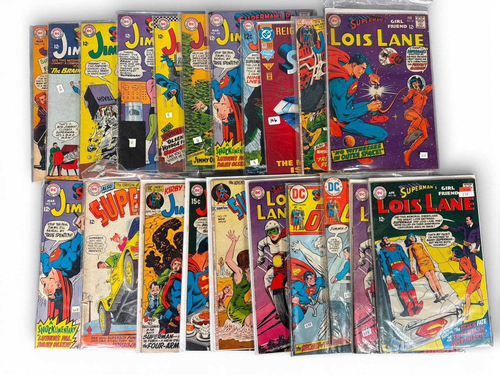 A group of Vintage DC Comics Silver/Bronze Age Superman Family Titles (1 of 5)