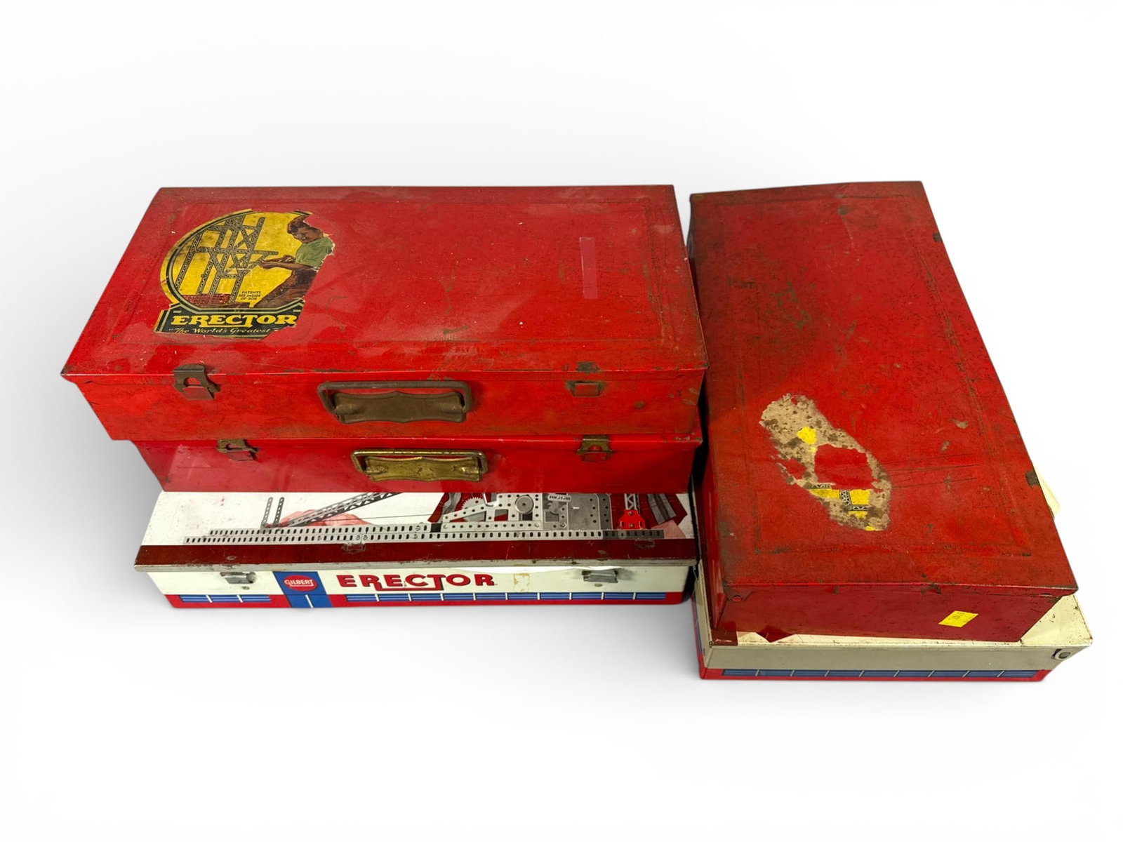 A Collection of Vintage A.C. Gilbert Erector Construction Sets (1 of 11)