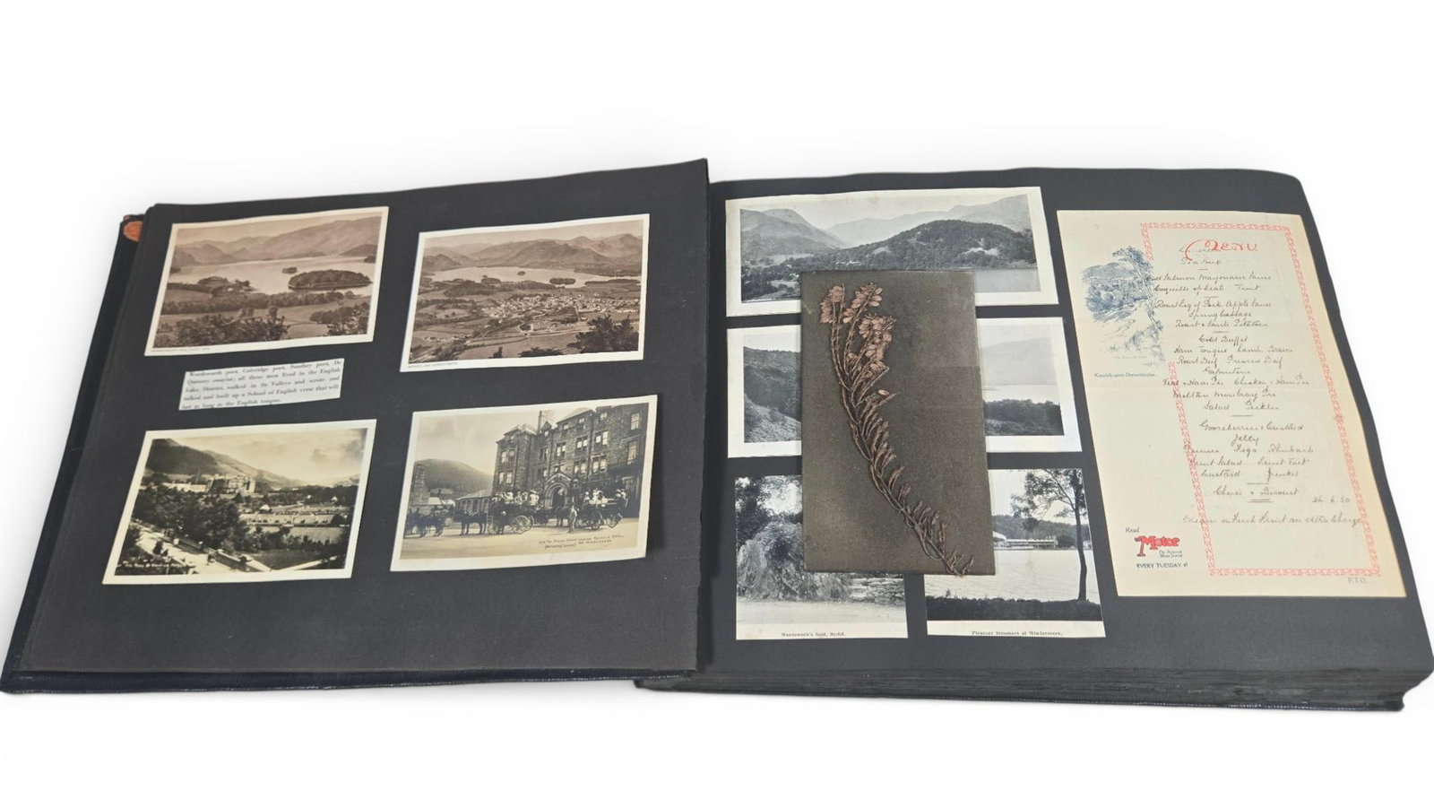 Vintage Photo Album with England and France Travel Photographs (1 of 8)