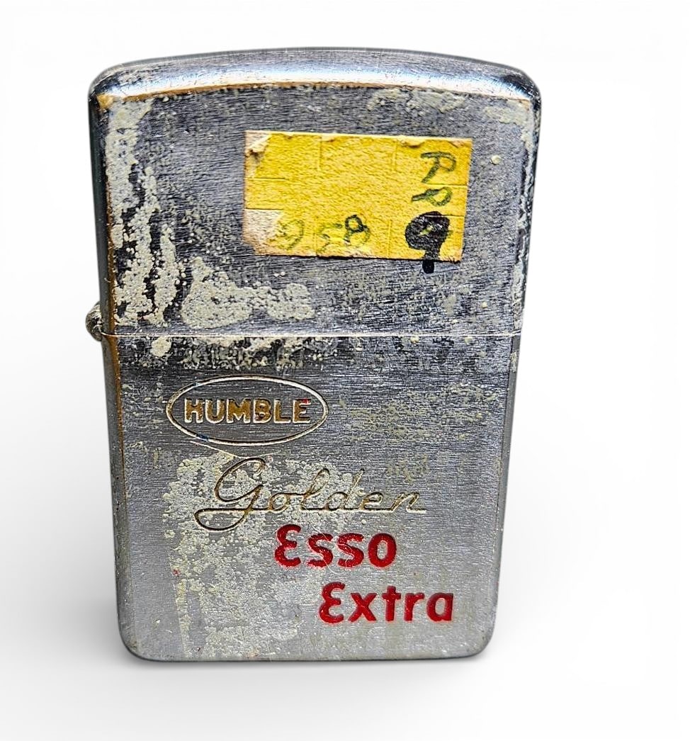 Vintage Zippo Slim Humble Esso Extra Advertising Lighter (1 of 4)