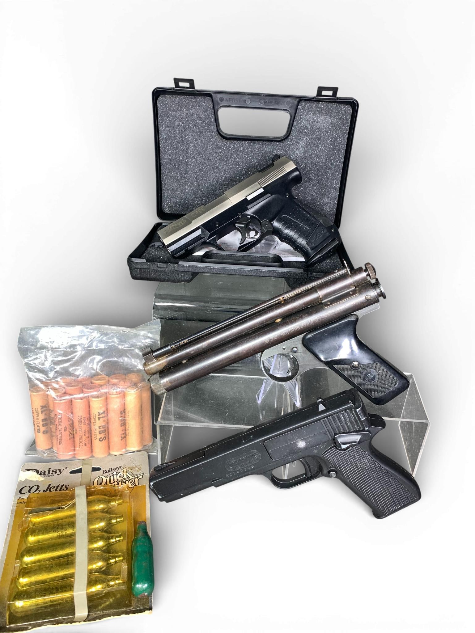 A Collection of Air and Airsoft Pistols with Accessories (1 of 20)