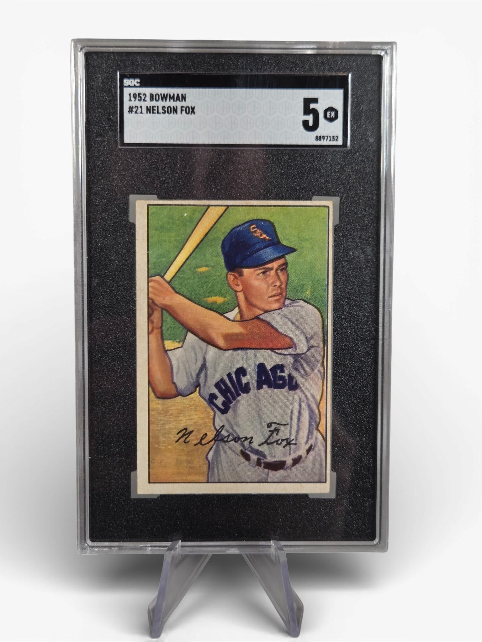 Nelson Fox, Chicago, 1952 Bowman, SGC- EX (1 of 4)