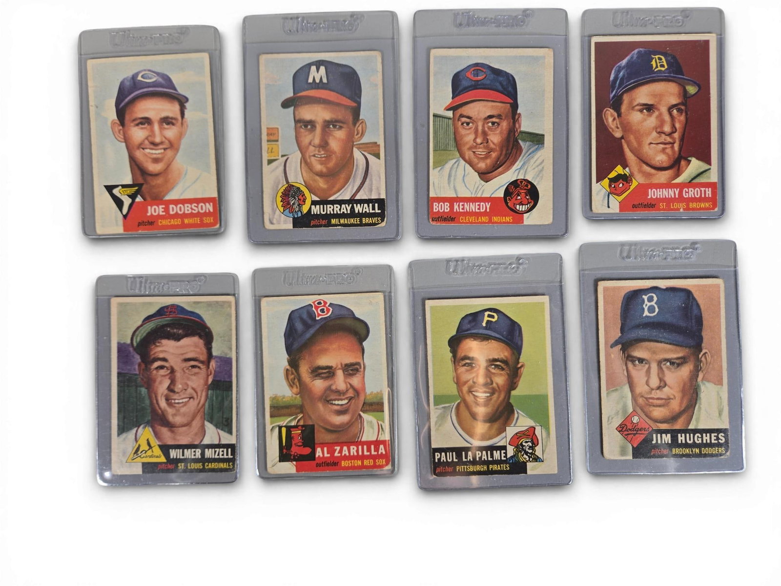 1953 Topps baseball, 8 cards, no duplicates, good condition (1 of 6)