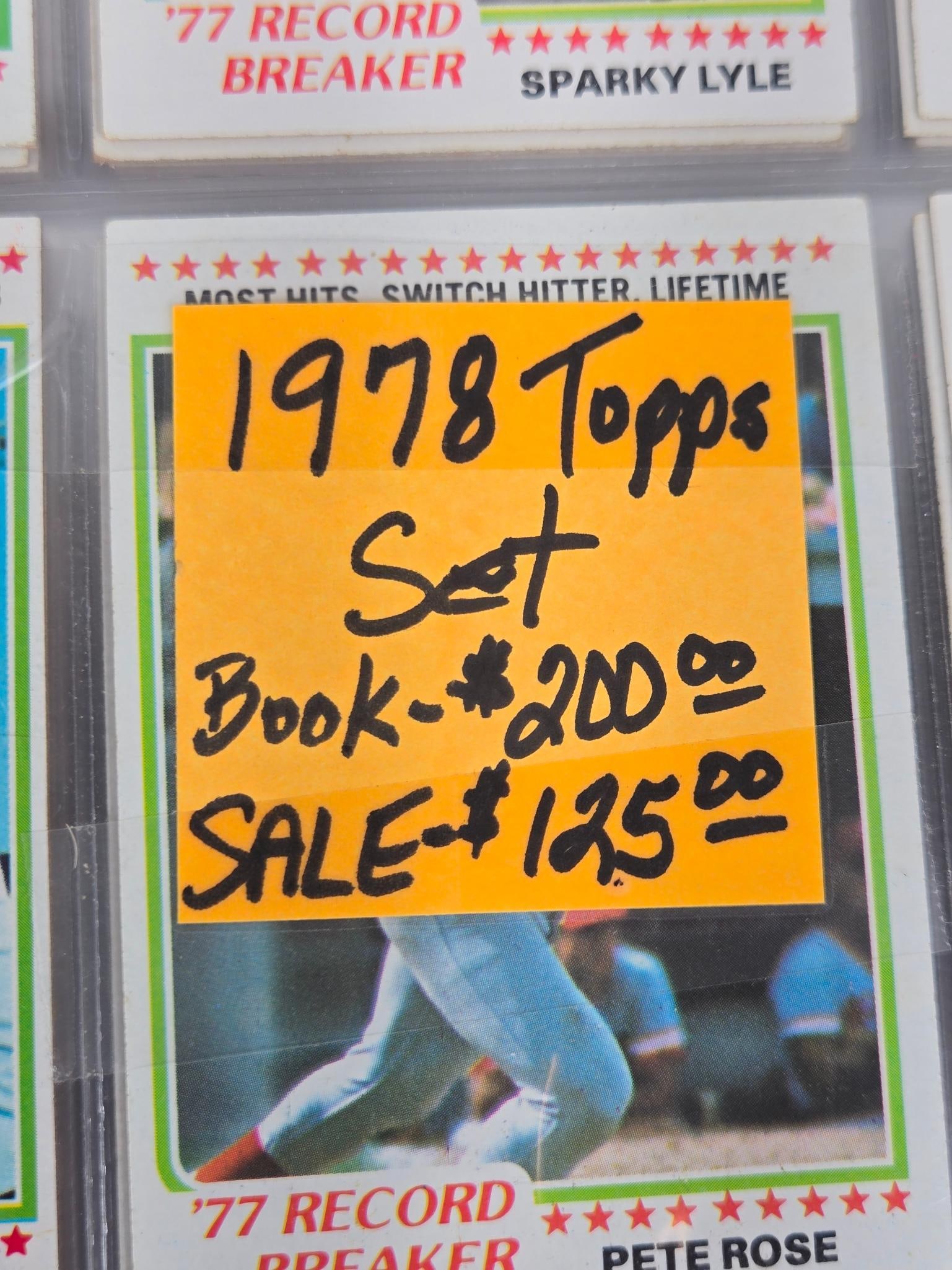 1978 Topps Baseball Complete Set - 2