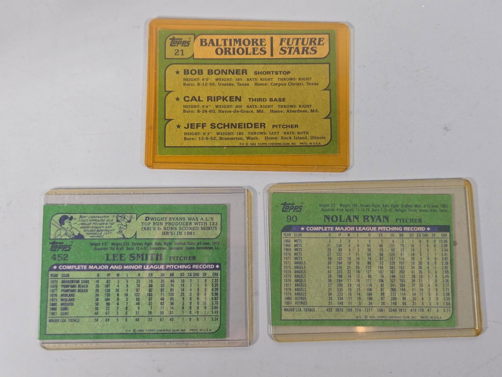 1982 Topps Baseball Card Set - 3