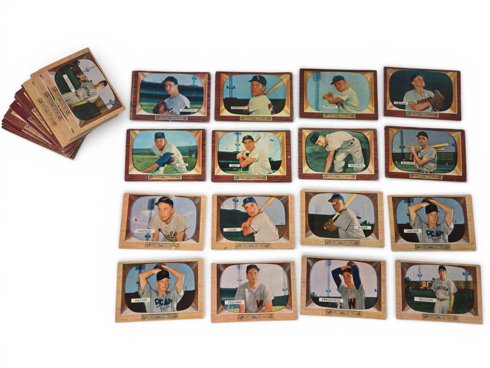 35-1955 Bowman Baseball Card- Lot (1 of 10)