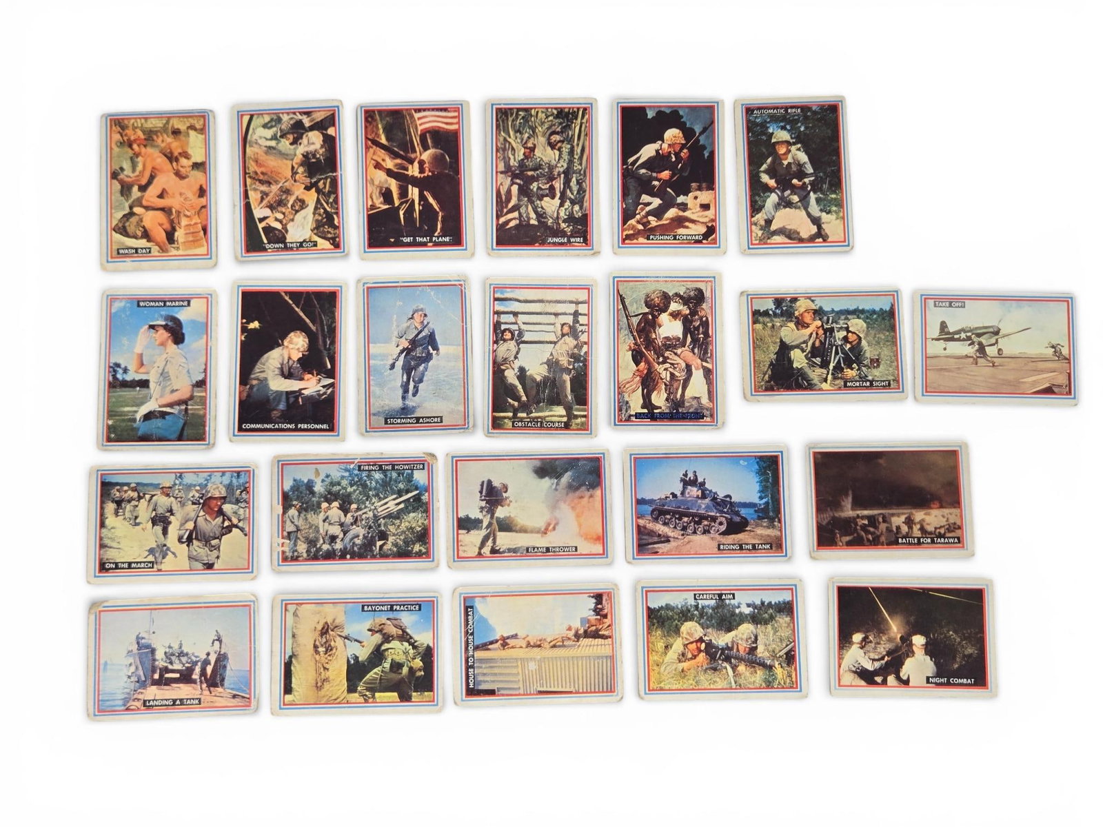 21- 1953 Fighting Marines: Poor. Burns in-house shipping is available. Pick up is Saturday, Feb. 28 from 10 am to 4 pm at our gallery in Lancaster, Ohio 43130 or we will provide in-house shipping for this item. We will charge a