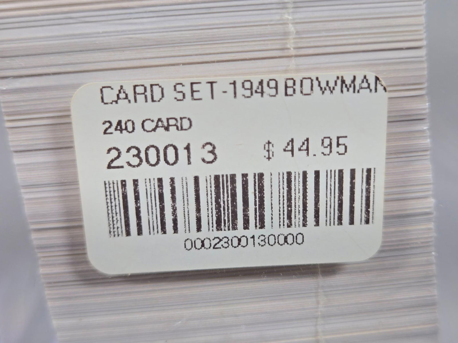 1949 Bowman Reprint Set - 4