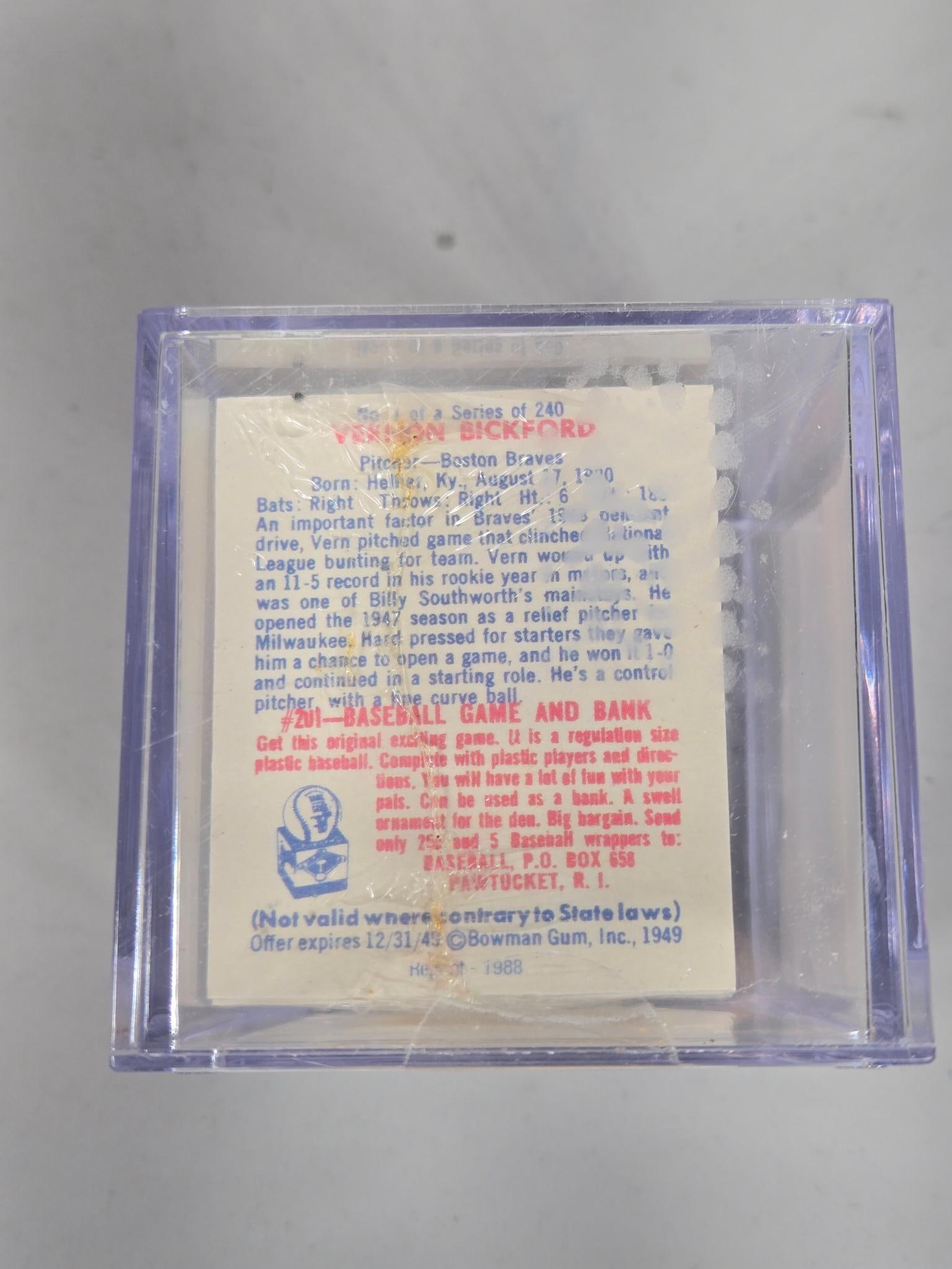 1949 Bowman Reprint Set - 8