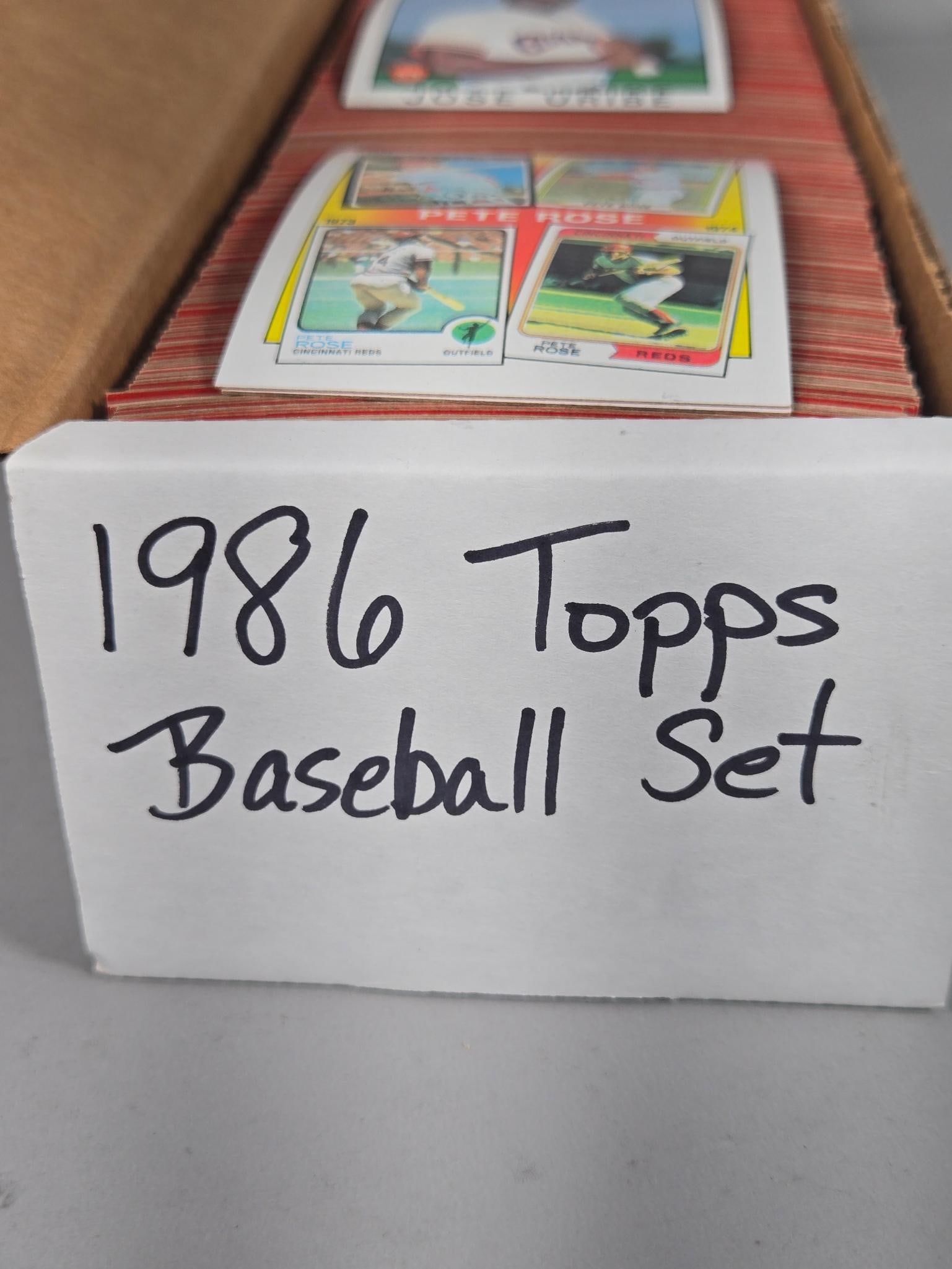 1986 Topps Hand Collated Set - 2