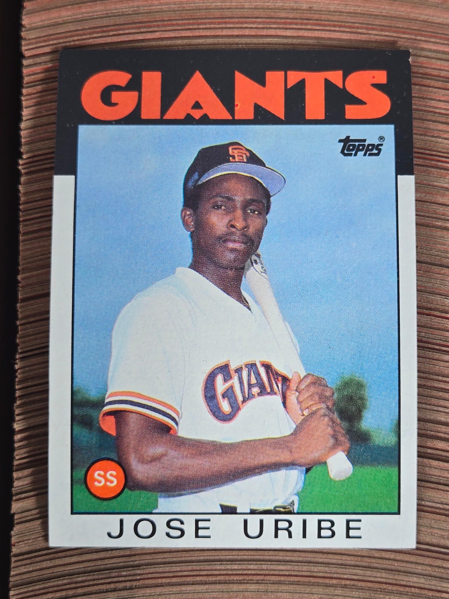 1986 Topps Hand Collated Set - 6