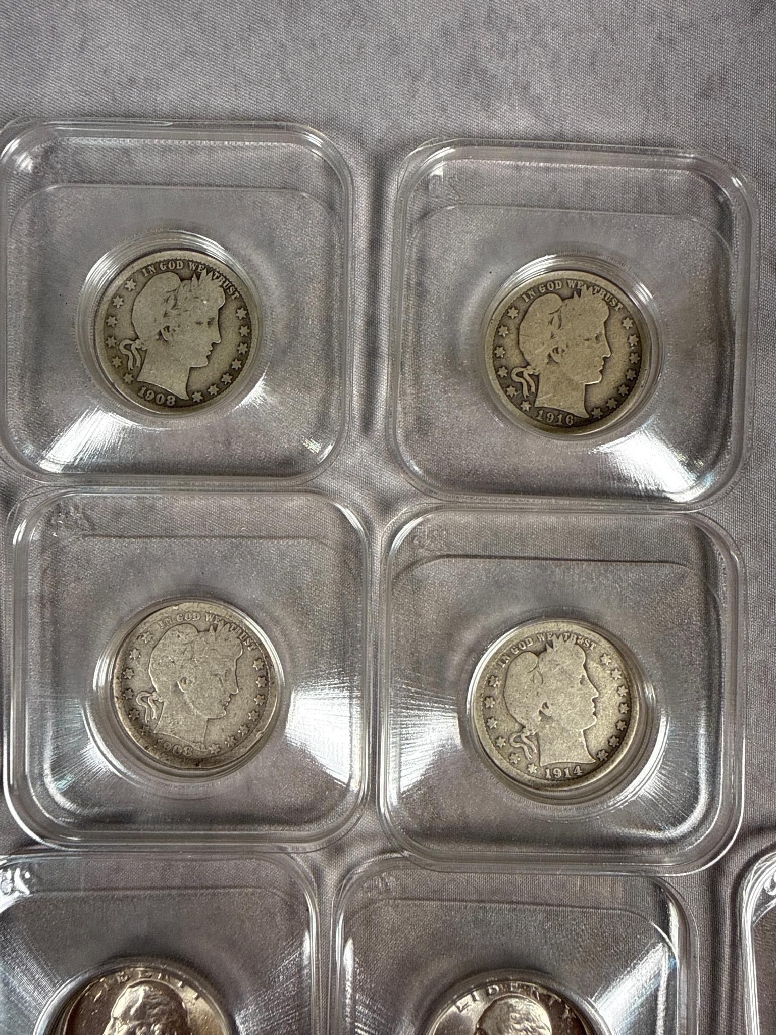 Group Lot Silver US Quarters - 7