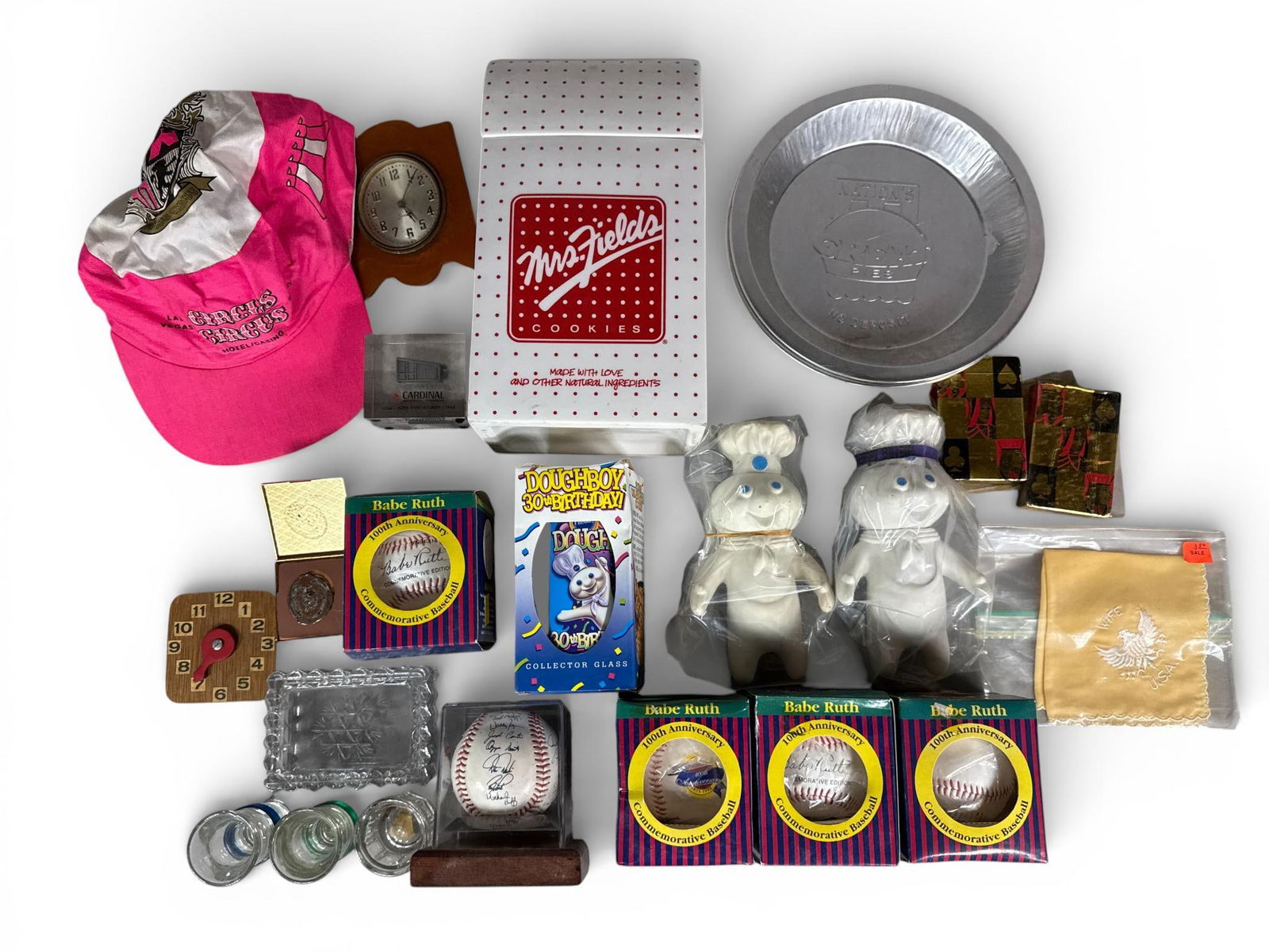 An Assortment of Advertising Memorabilia and Collectibles including a Mrs. Fields Cookie Bag Jar (1 of 16)