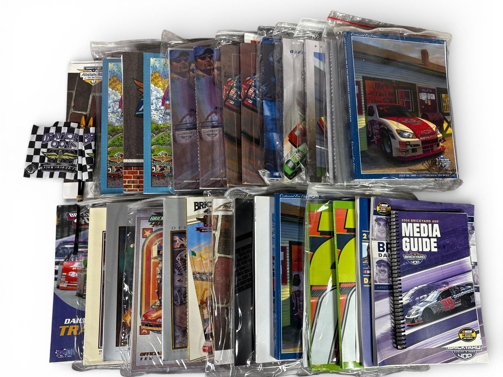1994-2010, Indianapolis Motor Speedway, Various Drivers, NASCAR Programs and Media Guides, Raw (1 of 6)