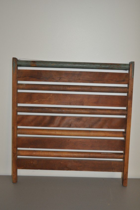 Antique roller washboard.: Height: 22.5” Shipping 25.
