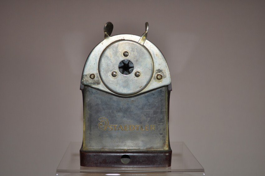 Rare vintage pencil sharpener by Staedtler.: 5” high. Shipping 10.