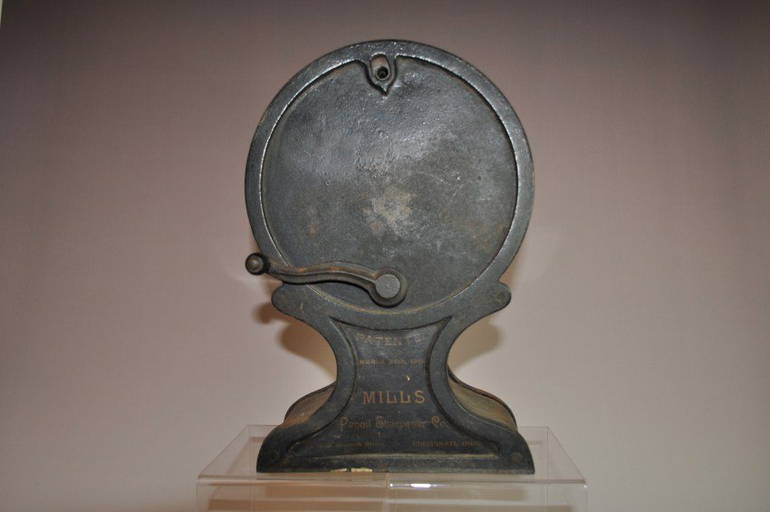 Huge Rare Antique Pencil Sharpener. Mills. Pat. 1891.