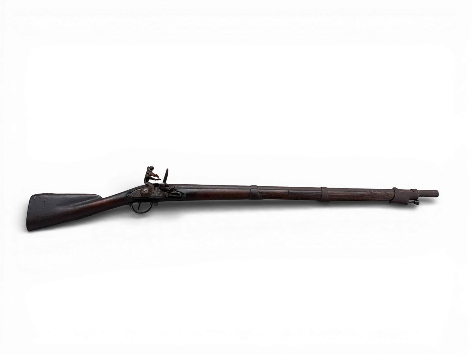 US Surcharged French Charleville Flintlock Musket (1 of 20)