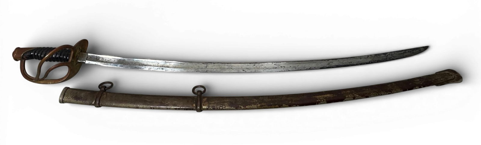 Civil War Ames Mfg. Co. M1860 Cavalry Saber & Scabbard (1 of 14)