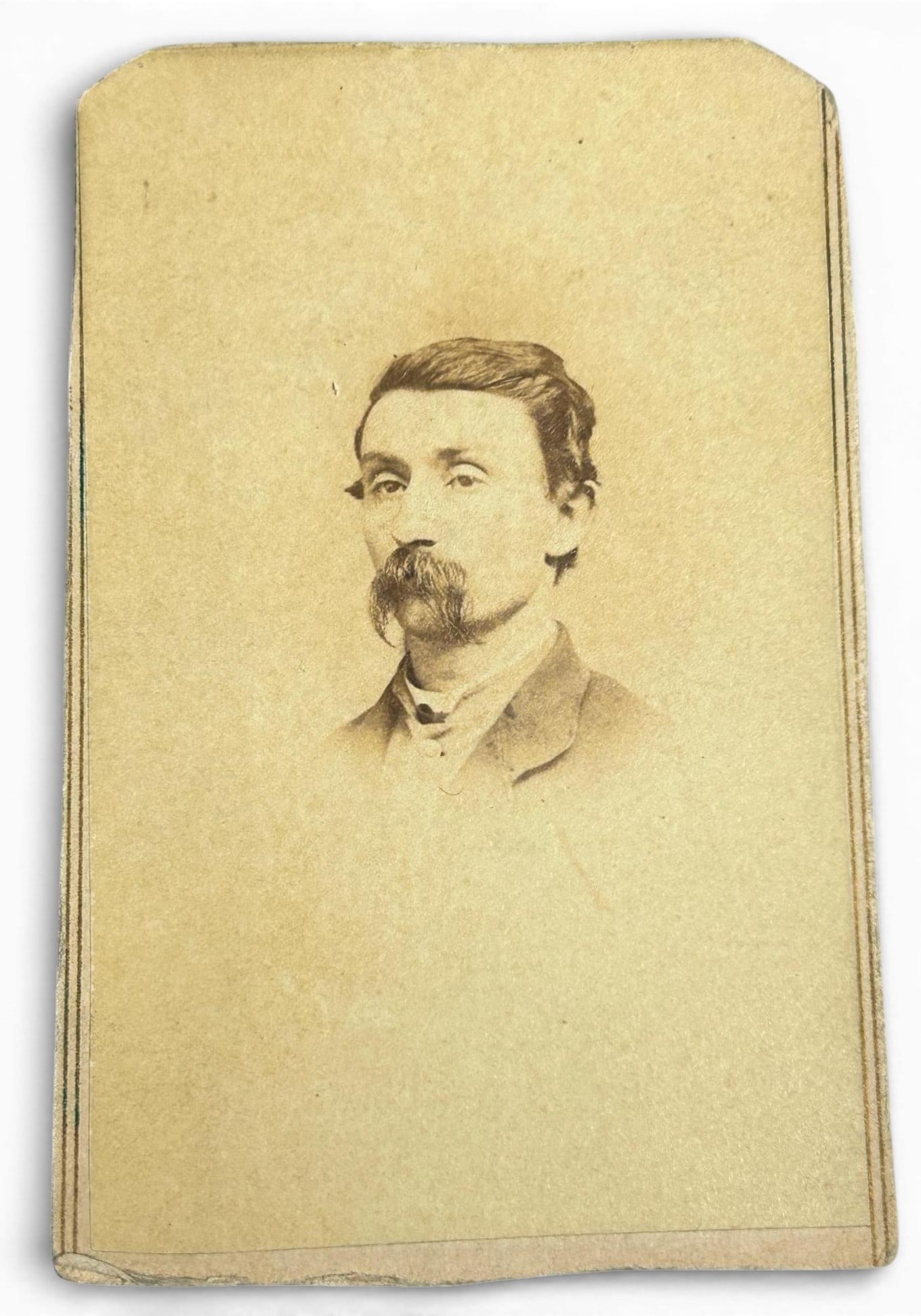 Civil War CDV - 90th Pennsylvania Volunteer Infantry - Identified Officer: Civil War CDV of Lieutenant John A. Griffin of the 90th Pennsylvania Infantry. This image is identified on the reverse in period pencil, "Lieut John A Griffin Co E. Wounded at Fredericksburg". The