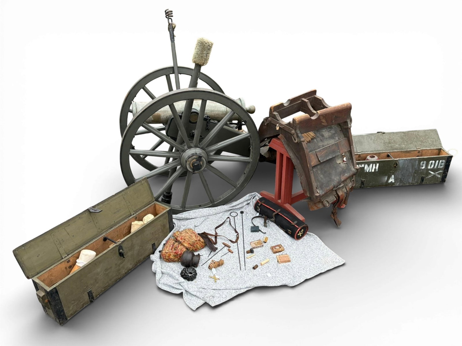 Civil War M1841 12lb. Mountain Howitzer made in 1863 - Excellent Documentation and Provenance. (1 of 20)