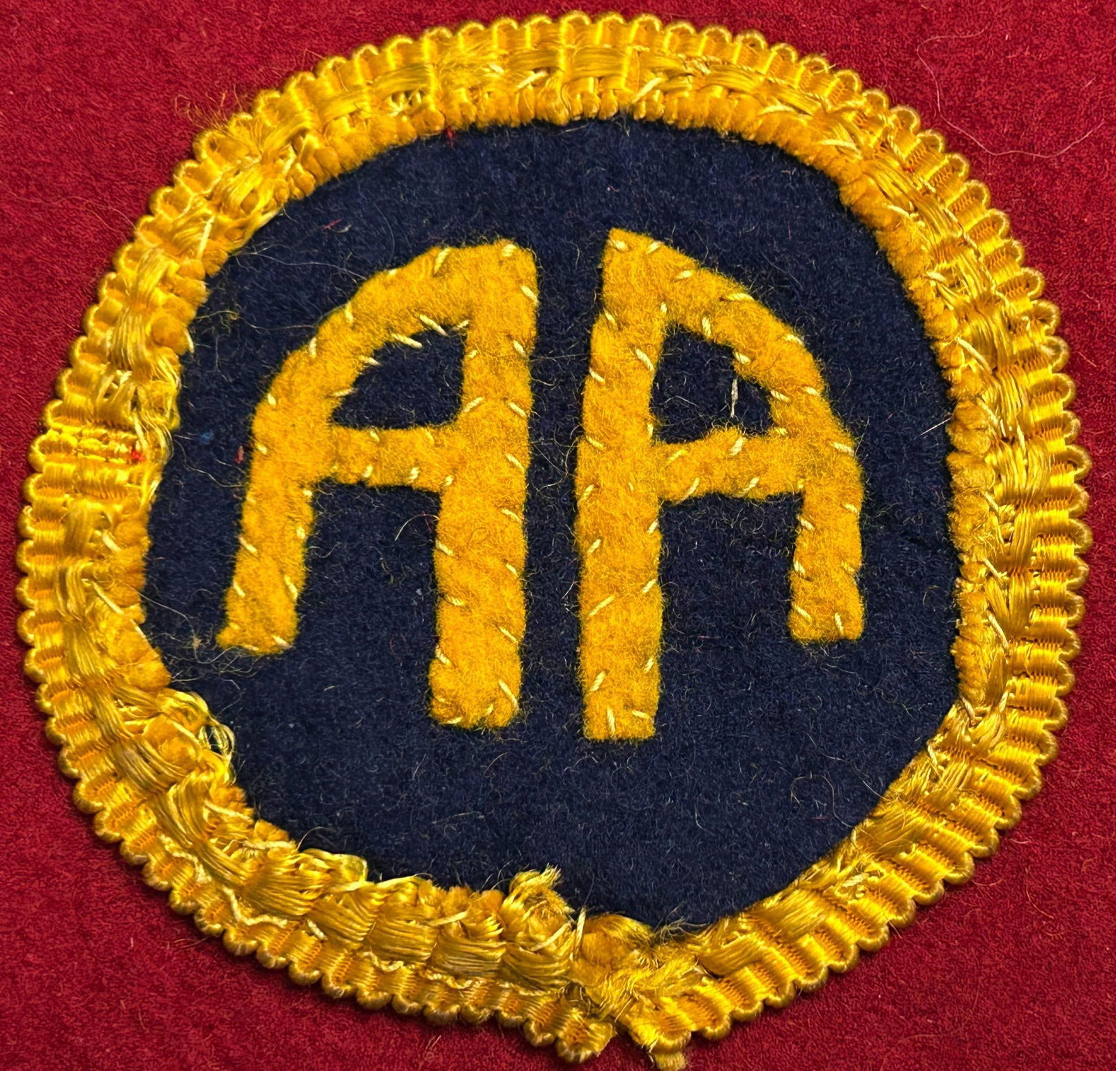 WWI 82nd Division Patch - Multi Piece Construction - 2