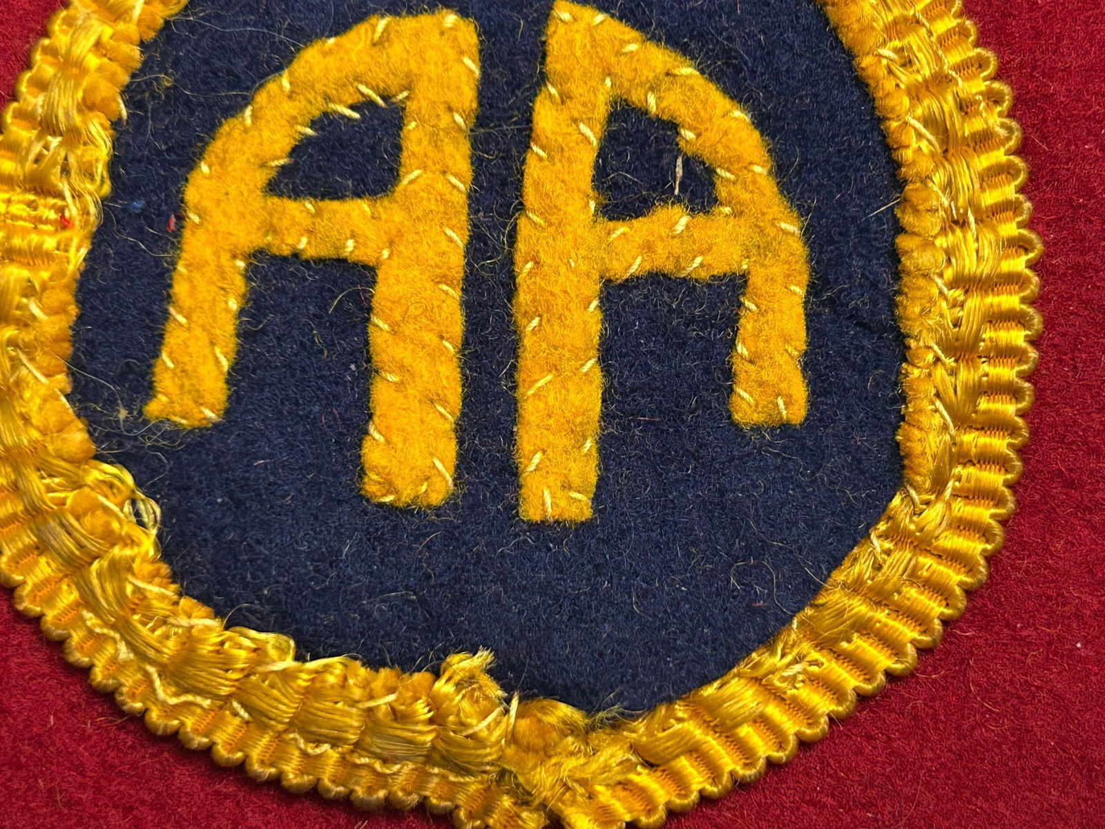 WWI 82nd Division Patch - Multi Piece Construction - 3