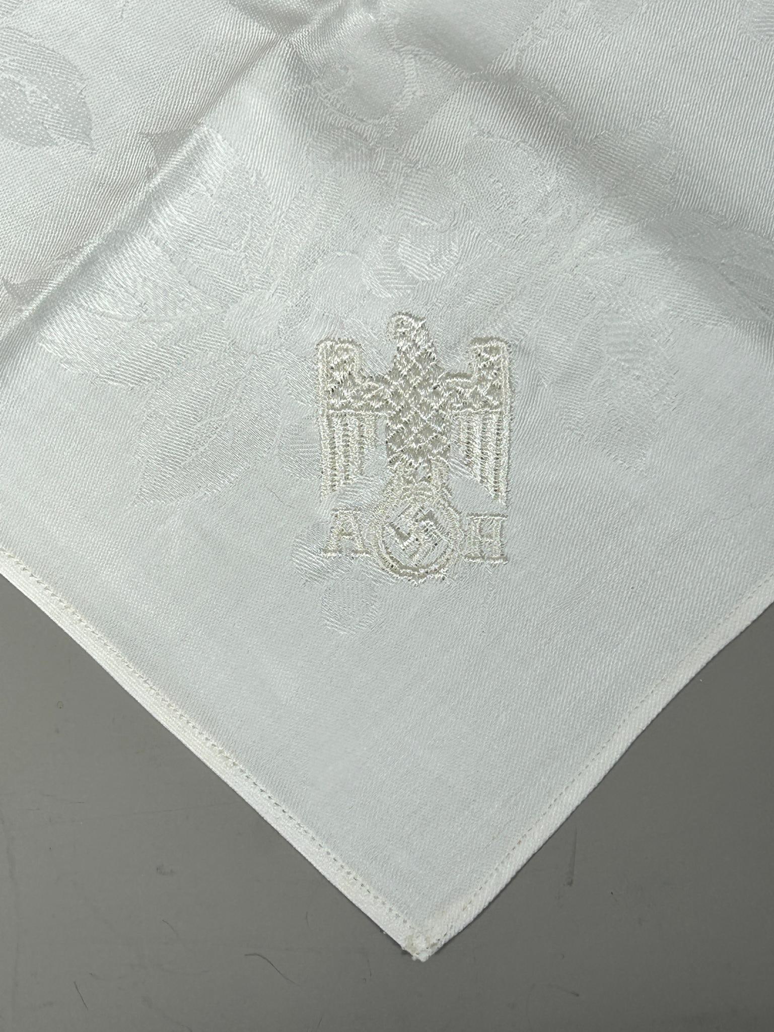 WWII Nazi German Adolf Hitler Linen Formal Pattern Napkin - 7