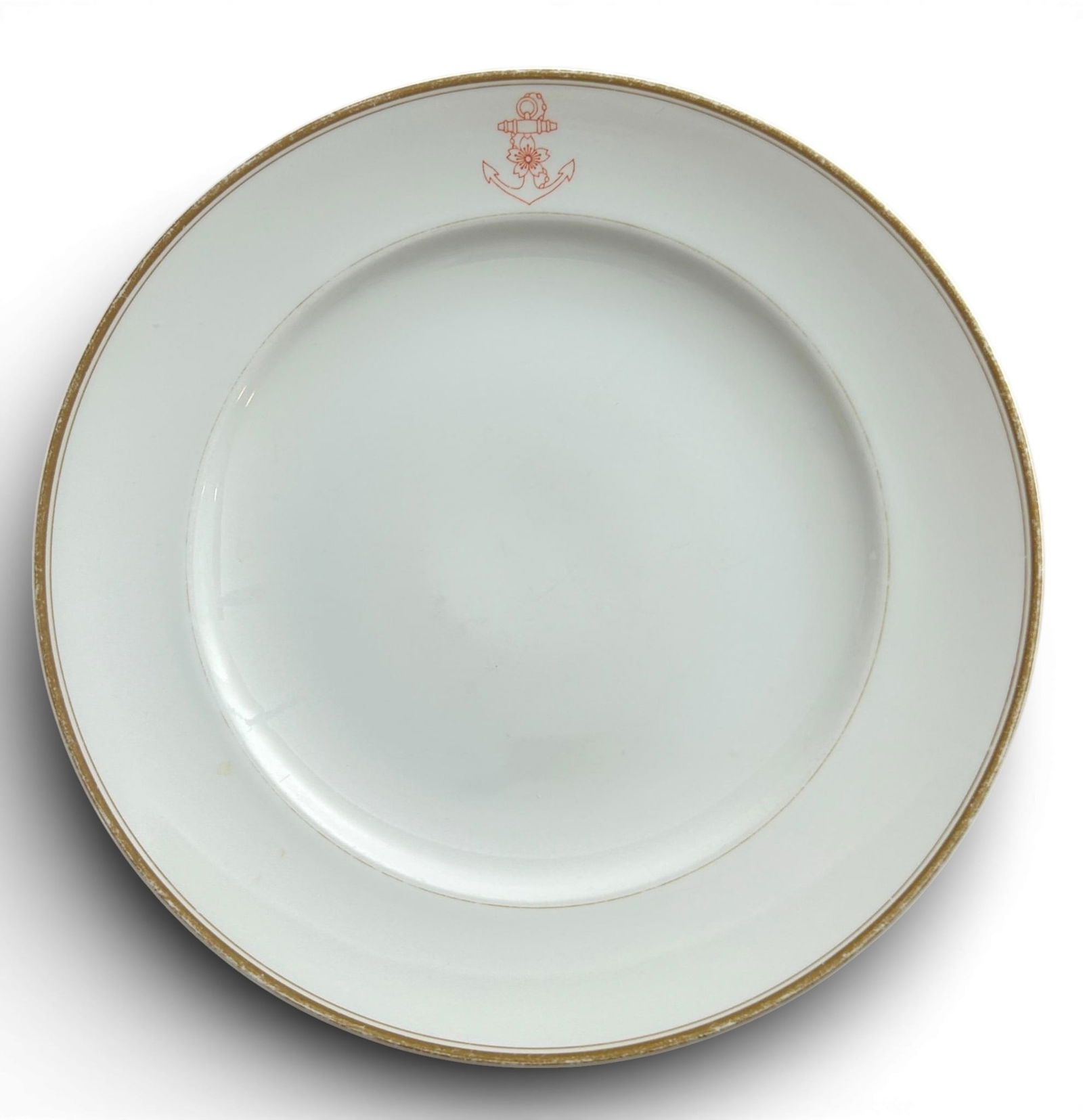 Pre WWII - WW2 Imperial Japanese Navy Dinner Plate by Meito China (1 of 4)