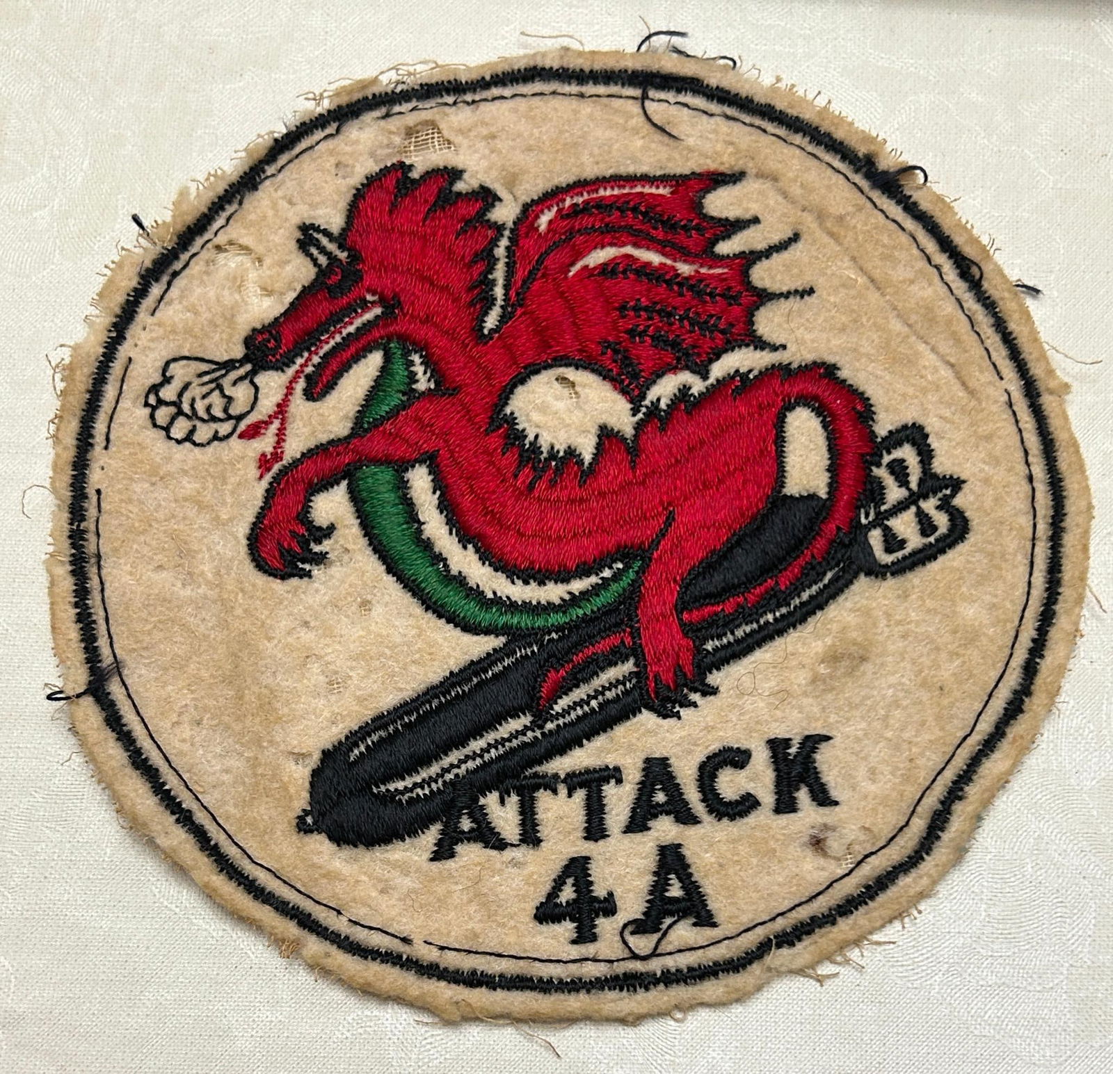 Post WWII U.S. Navy VA-4A Attack Squadron Patch - 3