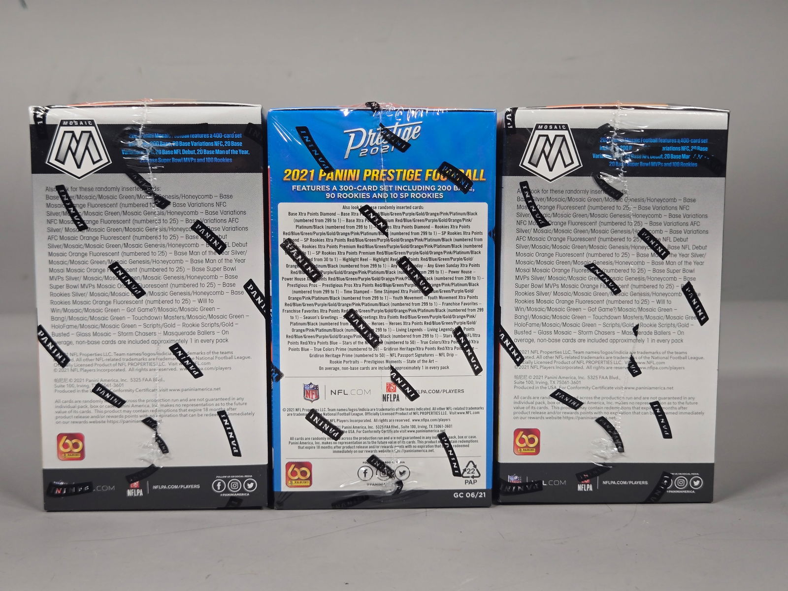 Three 2021 Panini NFL Football Blaster Boxes - 5