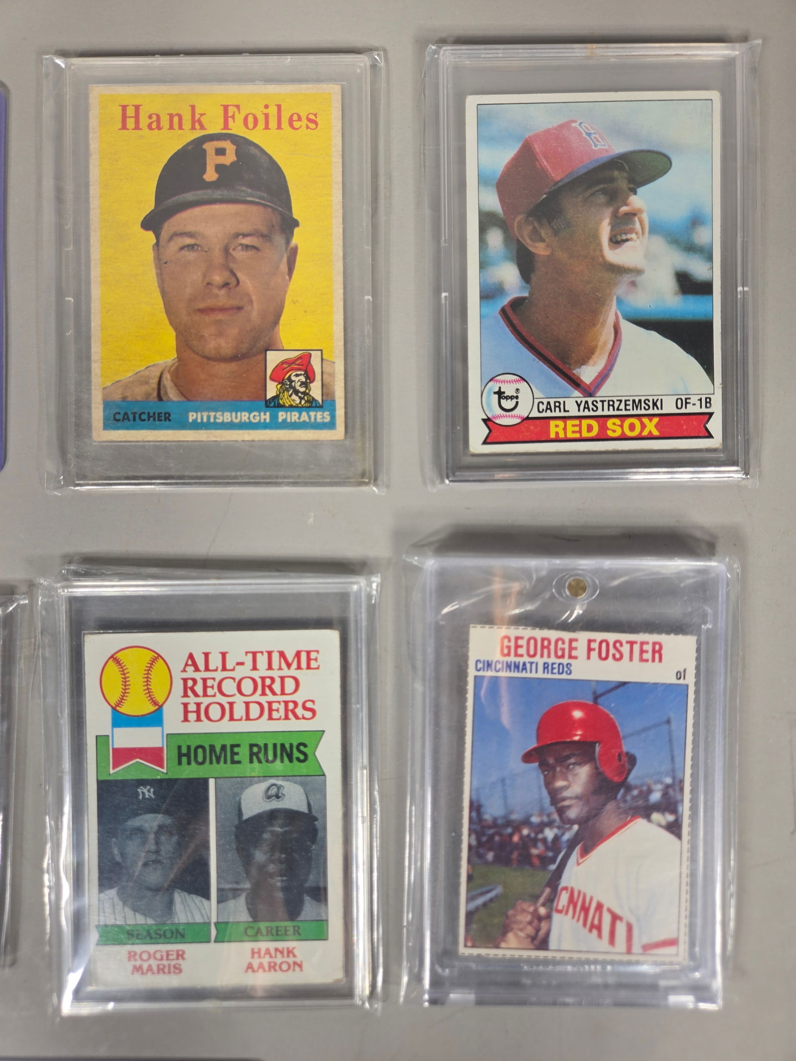 A Collection of Vintage and Modern Baseball Trading Cards Including 2020 Donruss Mariano Rivera: This collection consists of various vintage and modern baseball trading cards from manufacturers including Topps and Donruss. A primary component is the 2020 Donruss Mariano Rivera Relic Patch Retro '