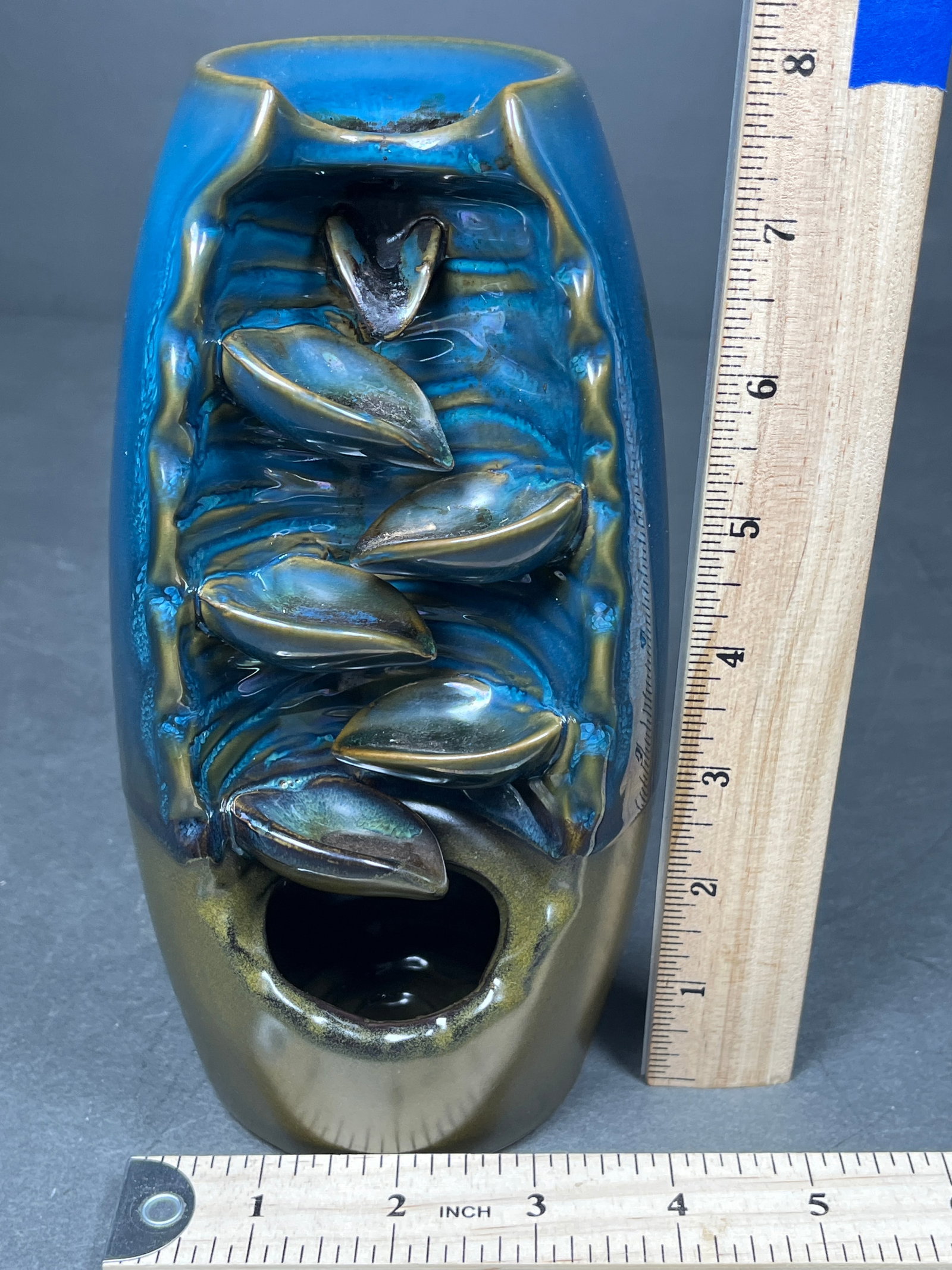 Ceramic Backflow Waterfall Incense Burner - 3