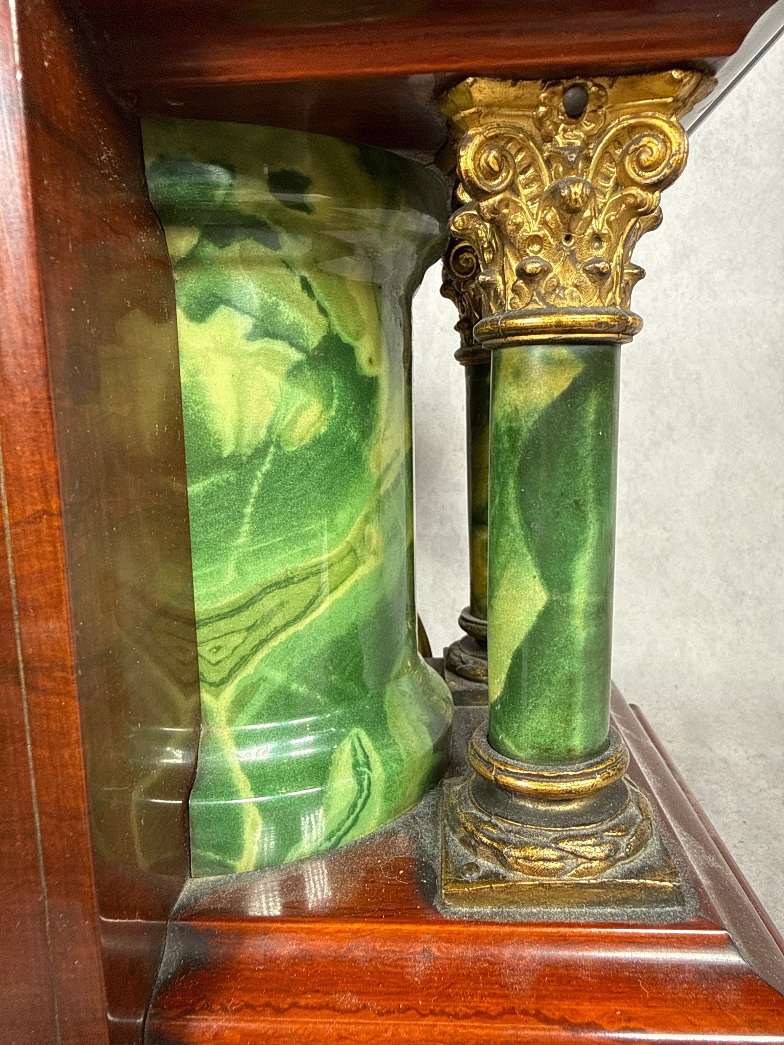 Seth Thomas Adamantine Mantel Clock - 7