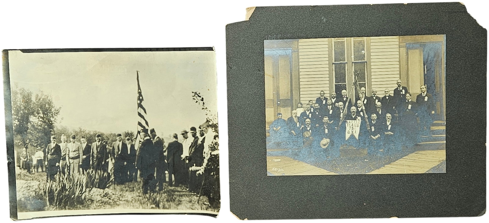 American Military Veteran Photographs Including 1904 75th Ohio Volunteer Infantry Reunion and World (1 of 10)