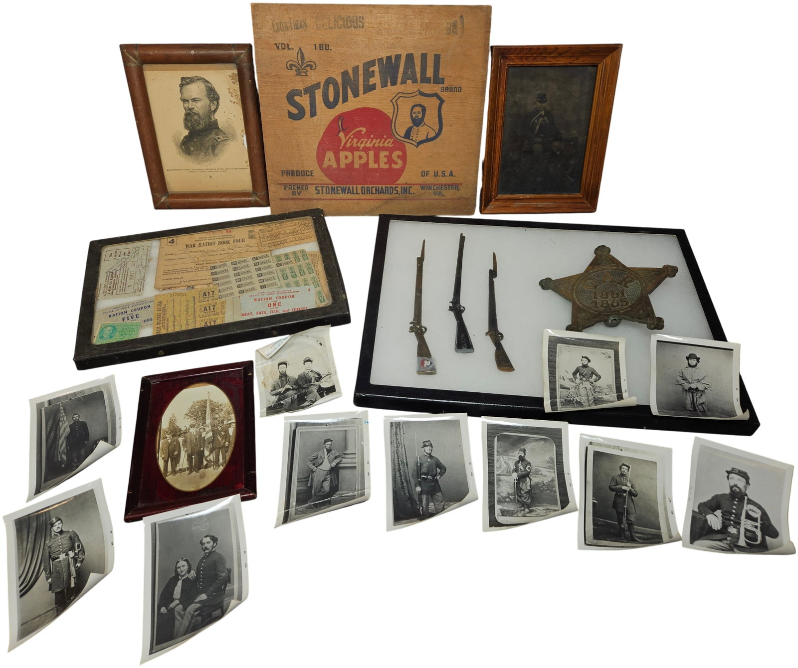 A Collection of Civil War Era Memorabilia and World War II Home Front Rationing Ephemera (1 of 8)