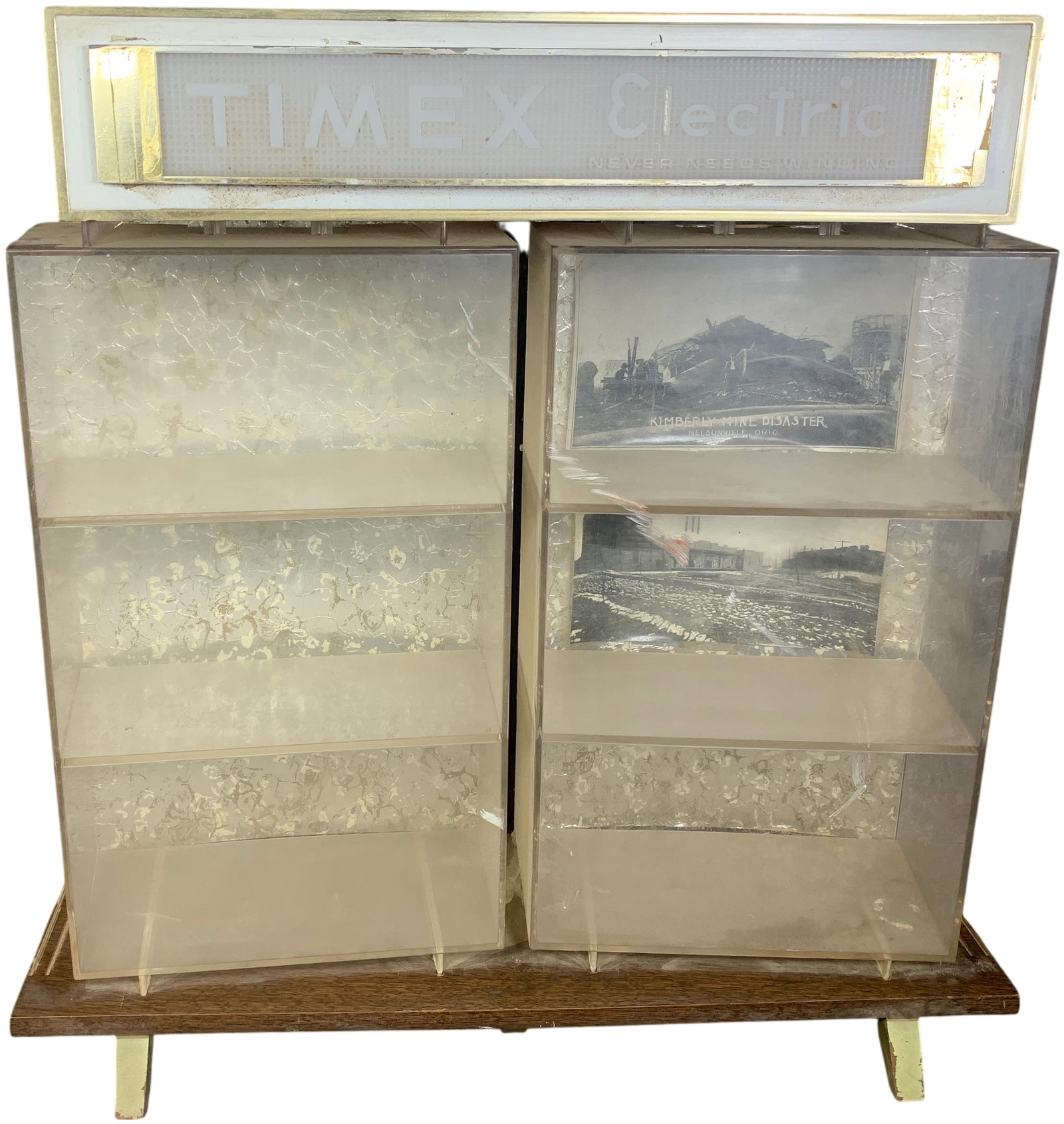 Vintage Timex Electric Illuminated Countertop Watch Store Display Case (1 of 9)