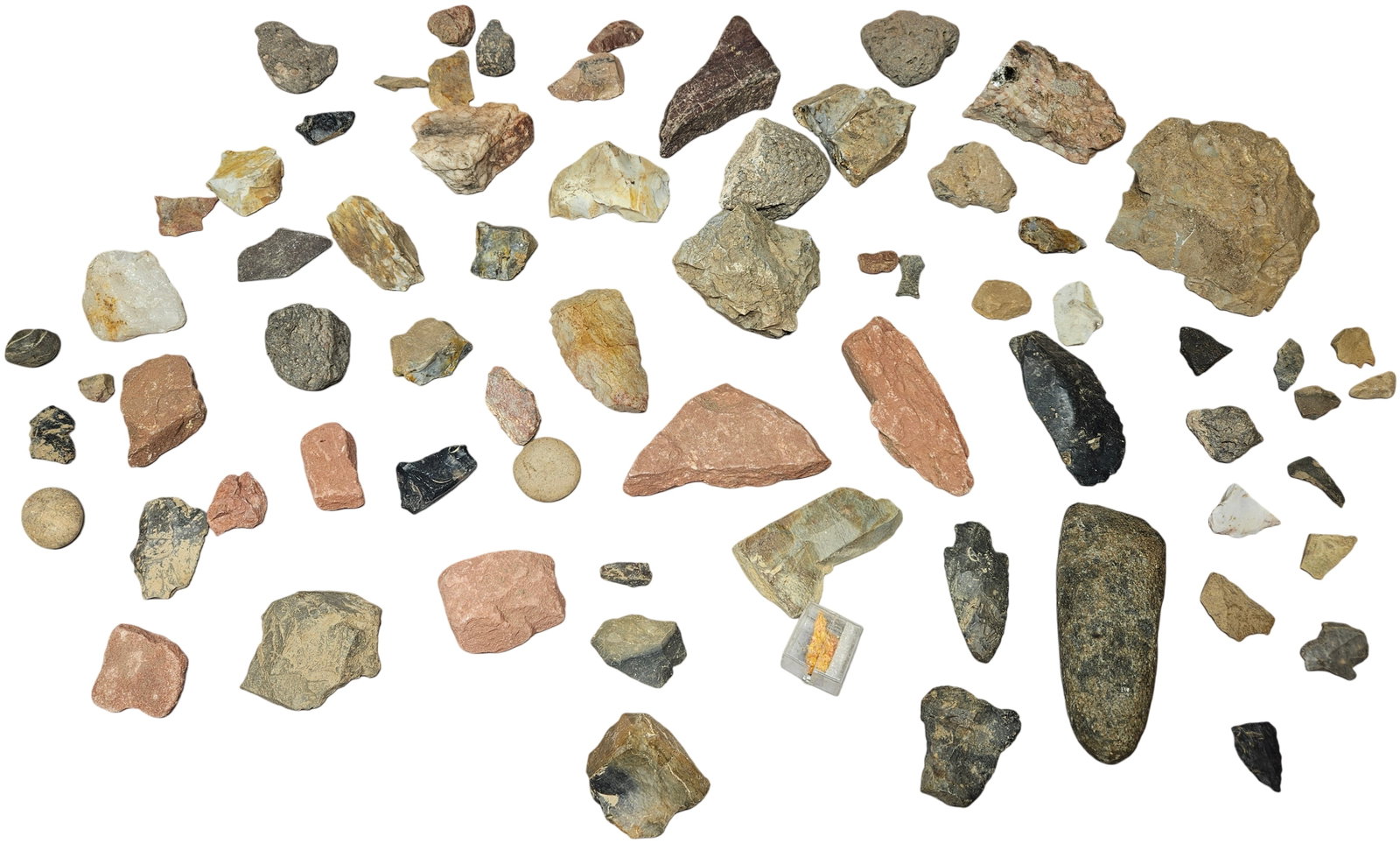 An Assortment of Geological Specimens and Archaeological Lithic Artifacts (1 of 12)