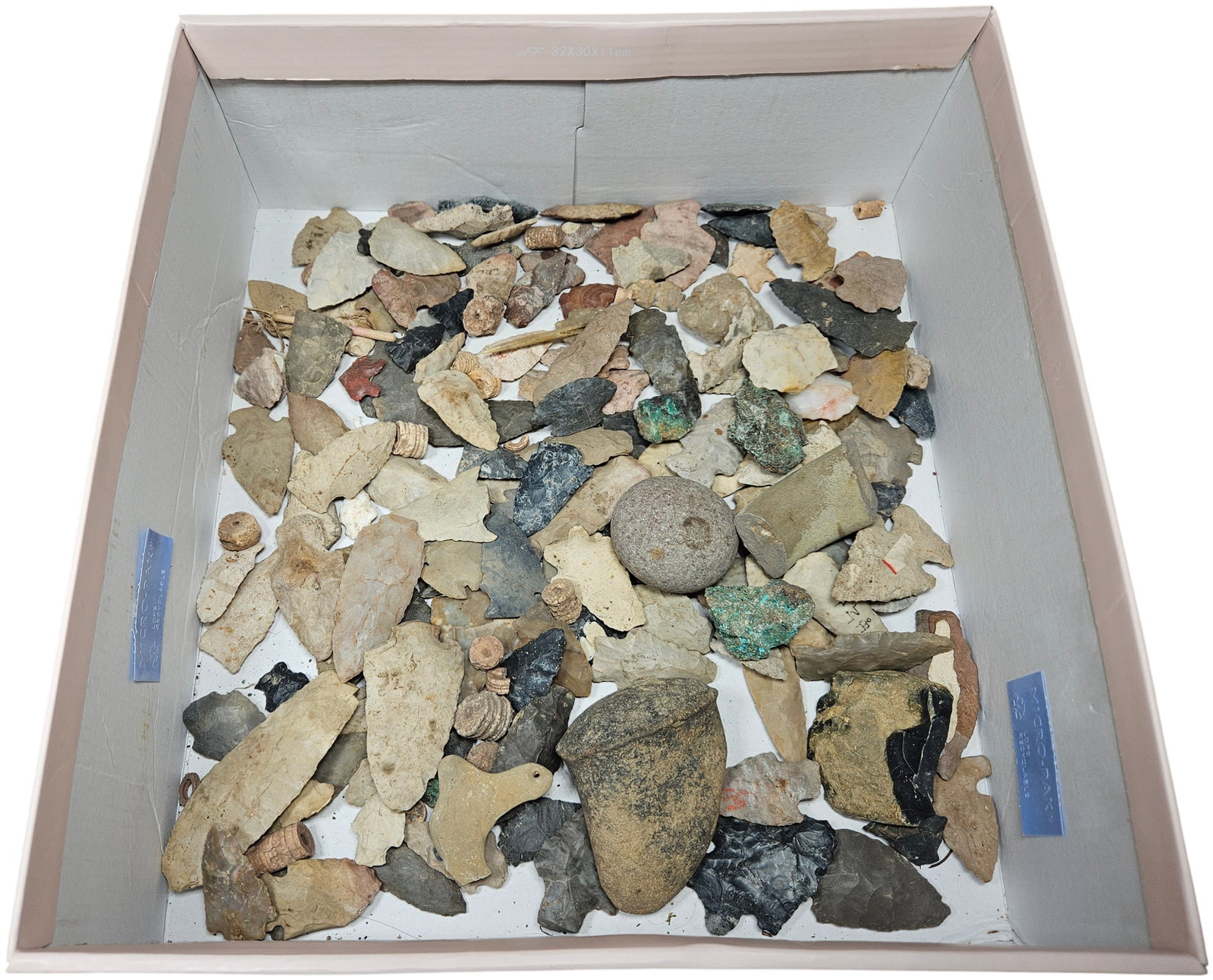 A Collection of North American Prehistoric Lithic Artifacts Fossils and Mineral Specimens (1 of 8)
