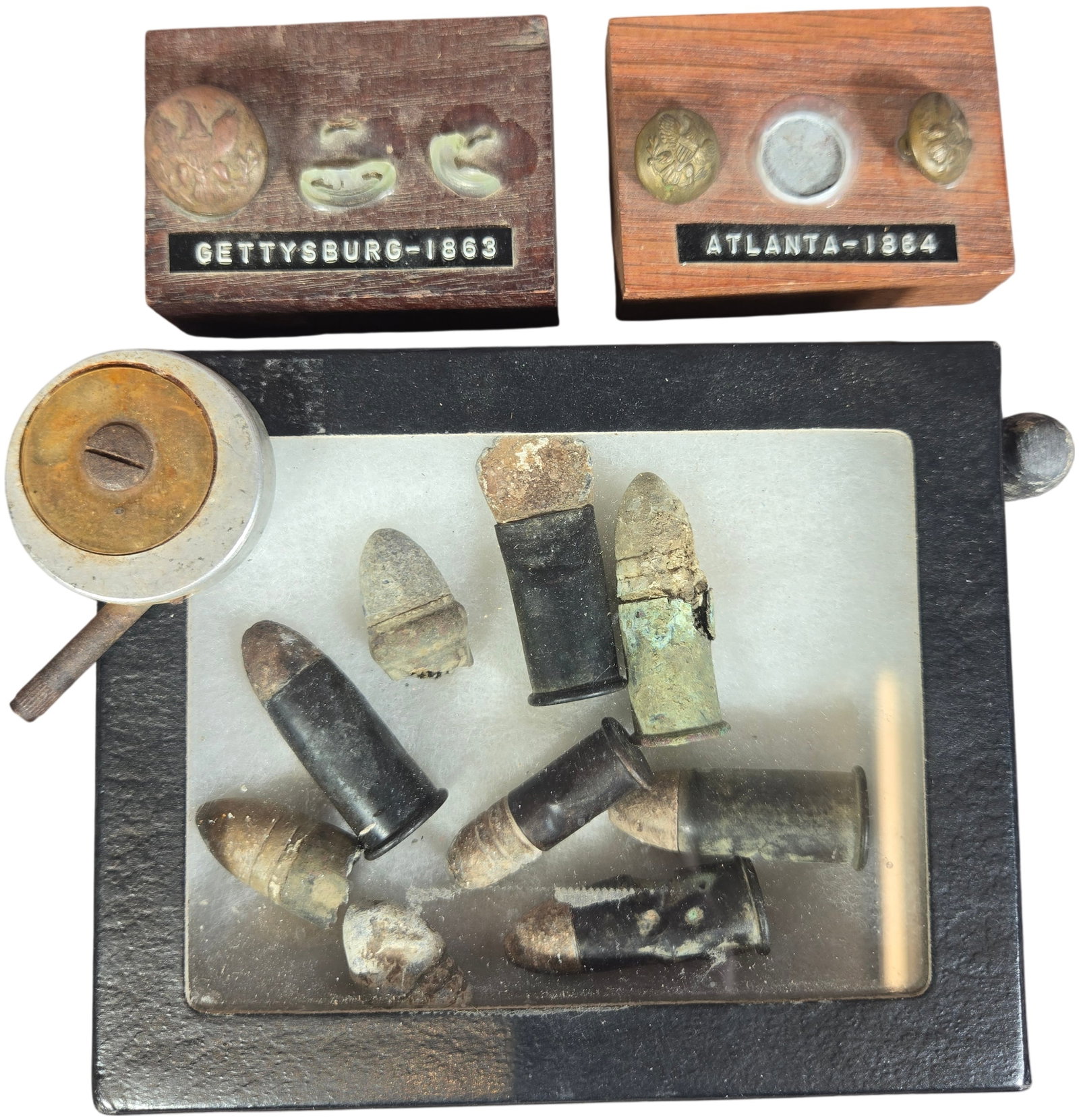 A Collection of American Civil War Excavated Battlefield Relics and Ammunition (1 of 6)