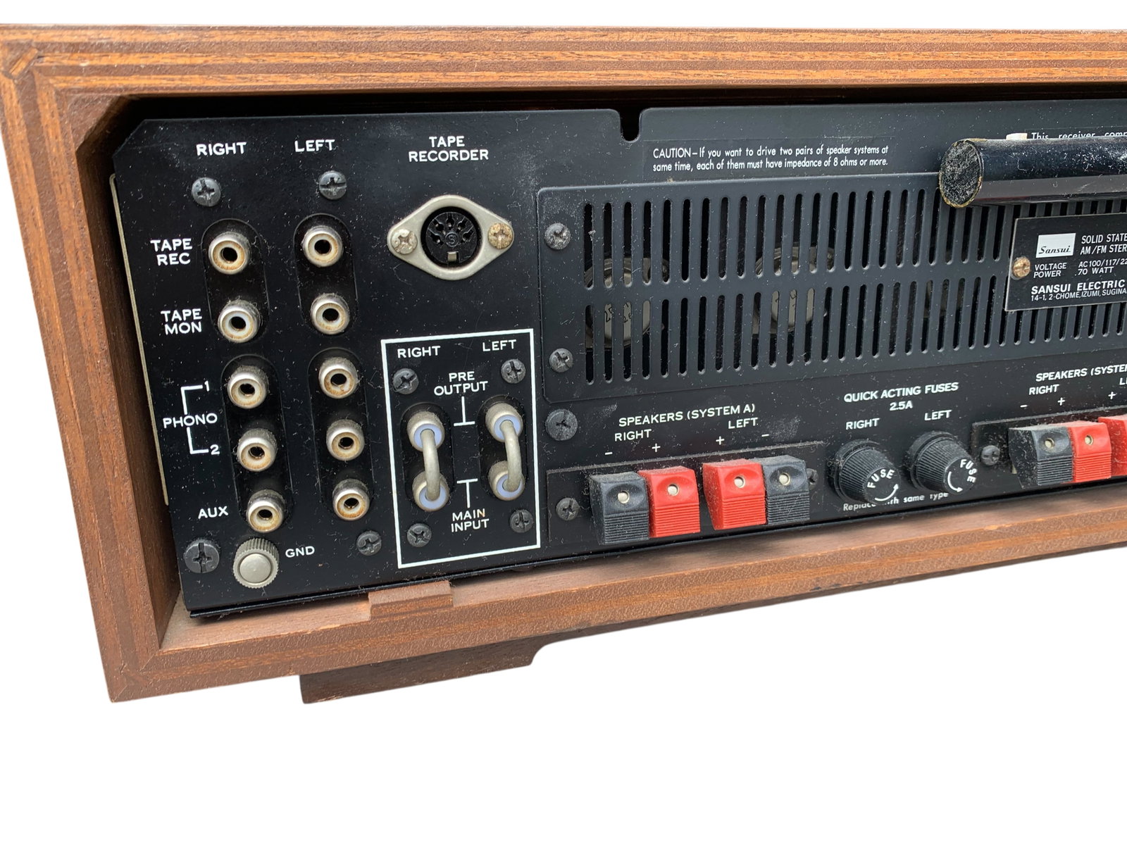 Sansui 2000X Solid State AM/FM Stereo Tuner Amplifier with Original Documentation - 8