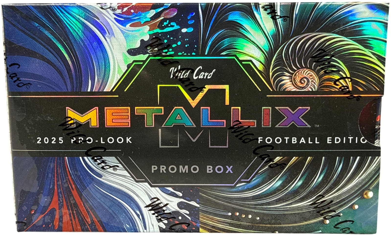 2025 Wild Card Metallix Pro-Look Football Edition Factory Sealed Promo Box (1 of 10)