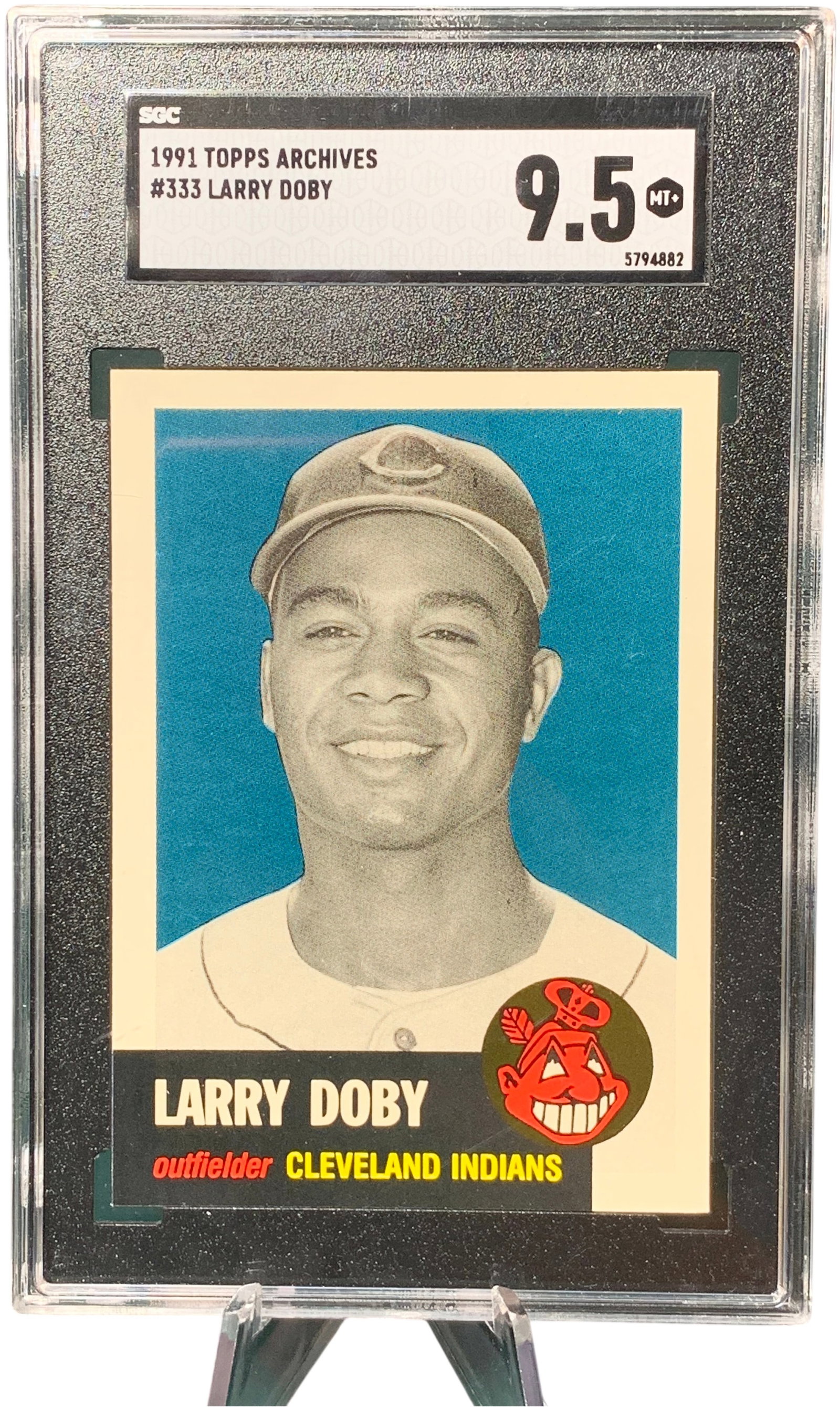 1991 Topps Archives #333 Larry Doby SGC 9.5 MT+ Baseball Card (1 of 3)