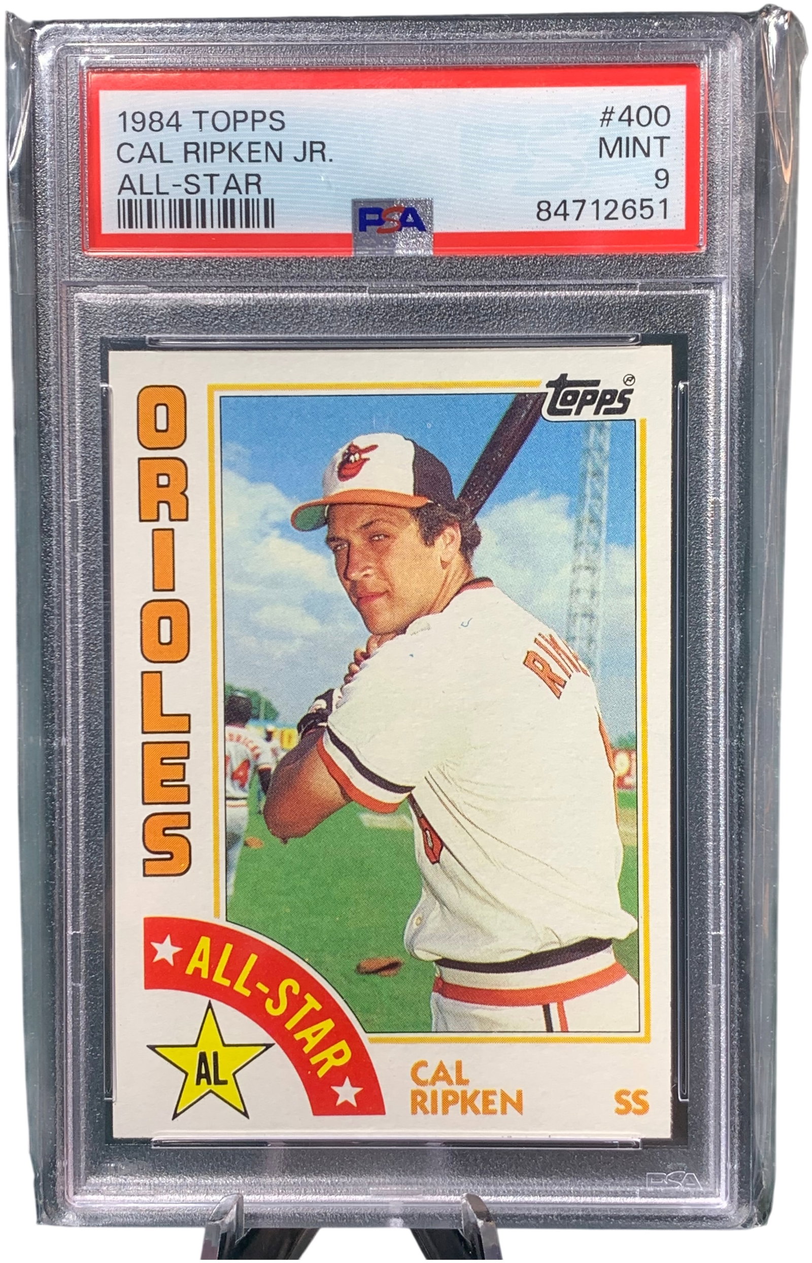 1984 Topps Cal Ripken Jr. All-Star Card #400 PSA 9 MINT (1 of 3)
