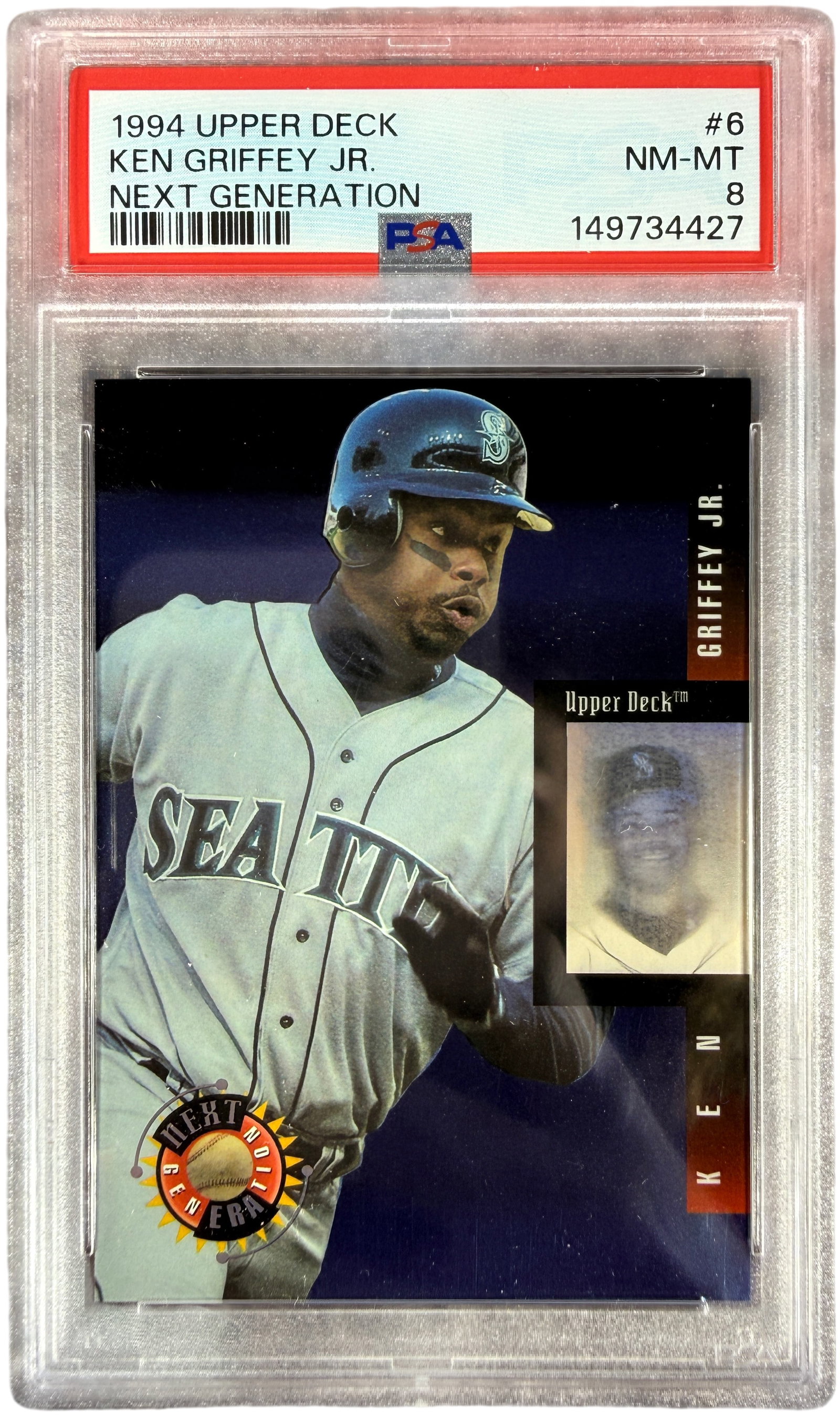 1994 Upper Deck Next Generation #6 Ken Griffey Jr. PSA 8 NM-MT (1 of 9)