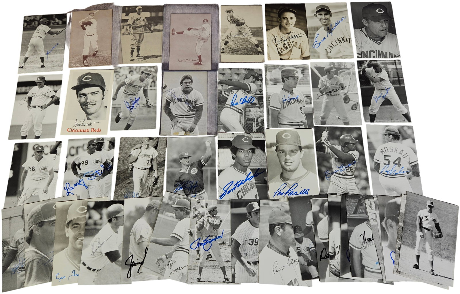 A Collection of Vintage Autographed Cincinnati Reds Baseball Photographs and Postcards (1 of 10)