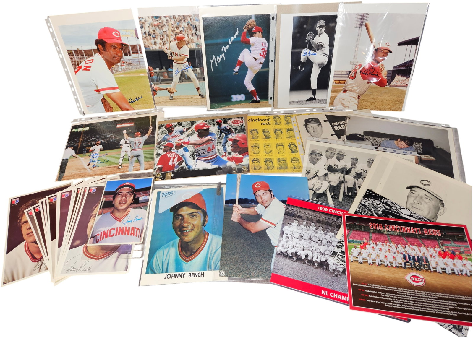 An Extensive Collection of Cincinnati Reds Baseball Memorabilia Featuring Autographed Photographs (1 of 20)