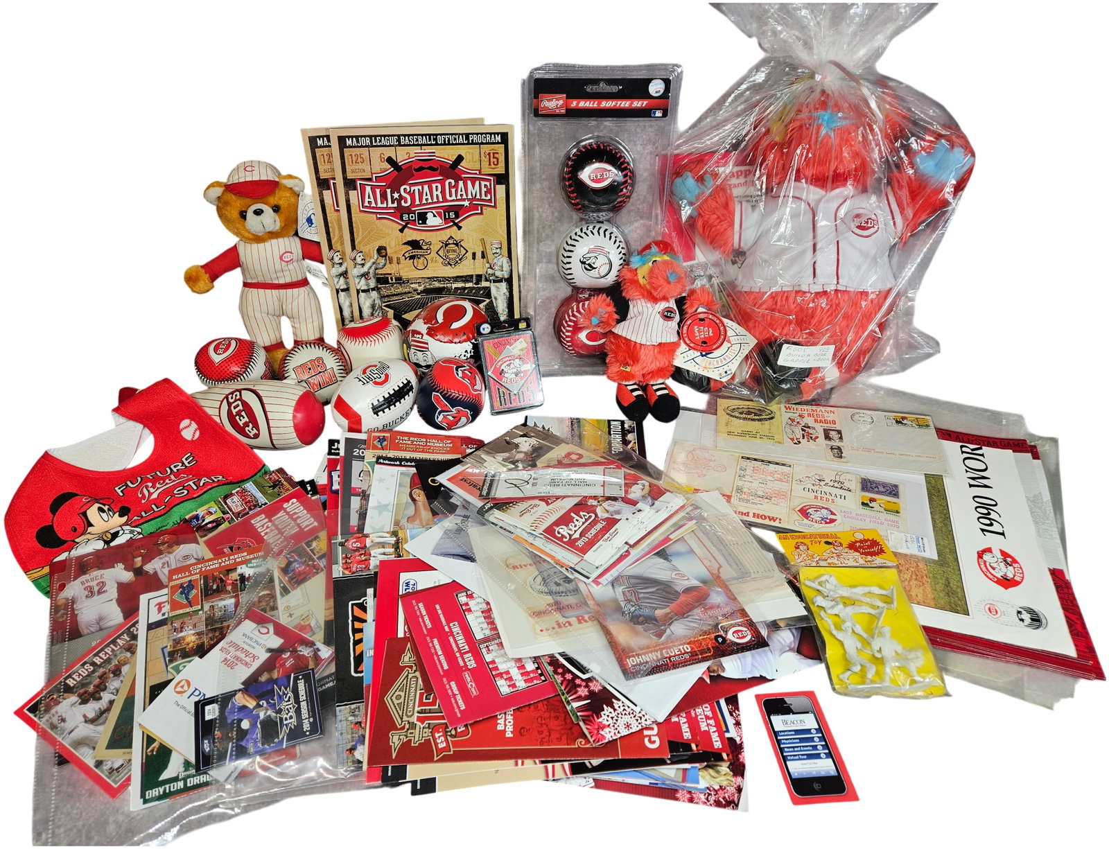 Collection of Cincinnati Reds Baseball Memorabilia and Ephemera Including 2015 All-Star Game and (1 of 8)