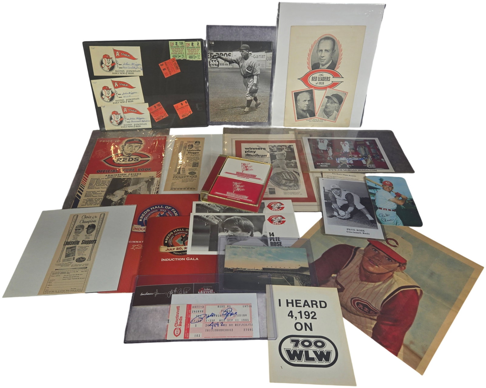 A Collection of Cincinnati Reds and Pete Rose Baseball Memorabilia and Ephemera (1 of 15)